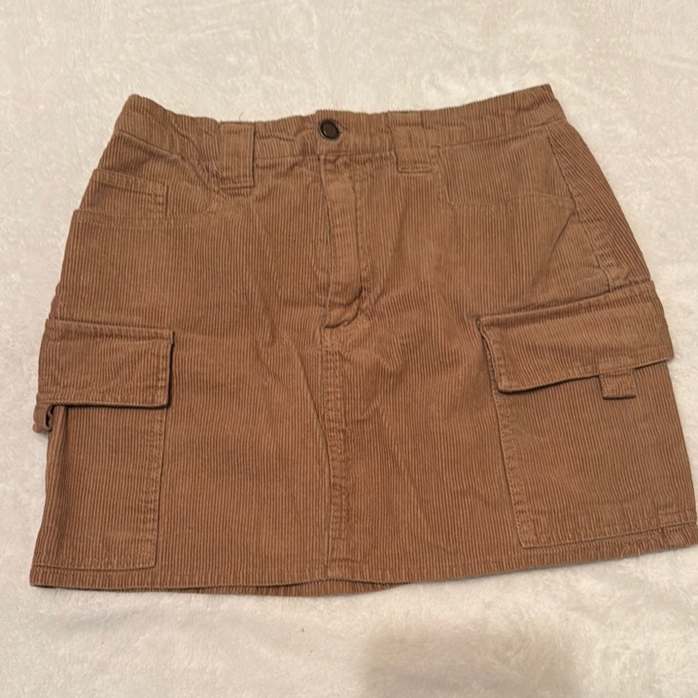 💖3/$15💖 Angel Kiss Corduroy Cargo Skirt
